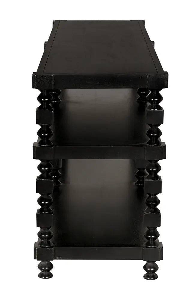 Maurice Console, Hand Rubbed Black