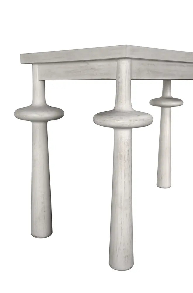 Destemonia Console, White Wash