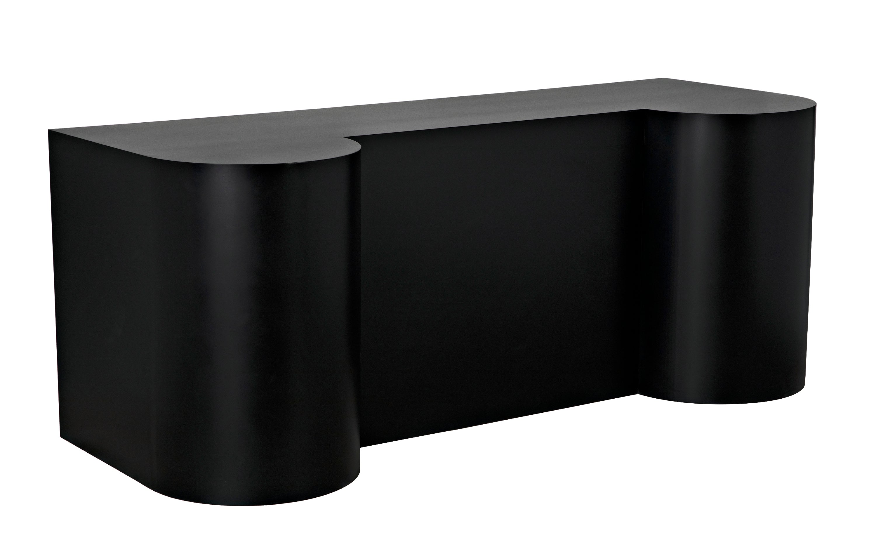 Concierge Desk, Black Steel