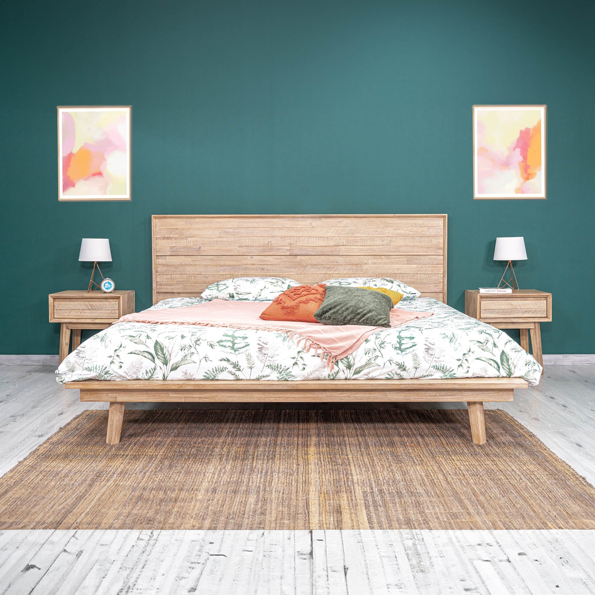 Gia 1 Drawer Nightstand - Light Driftwood