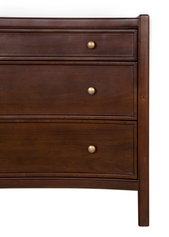 Hampton Side Table Hand Rubbed Brown