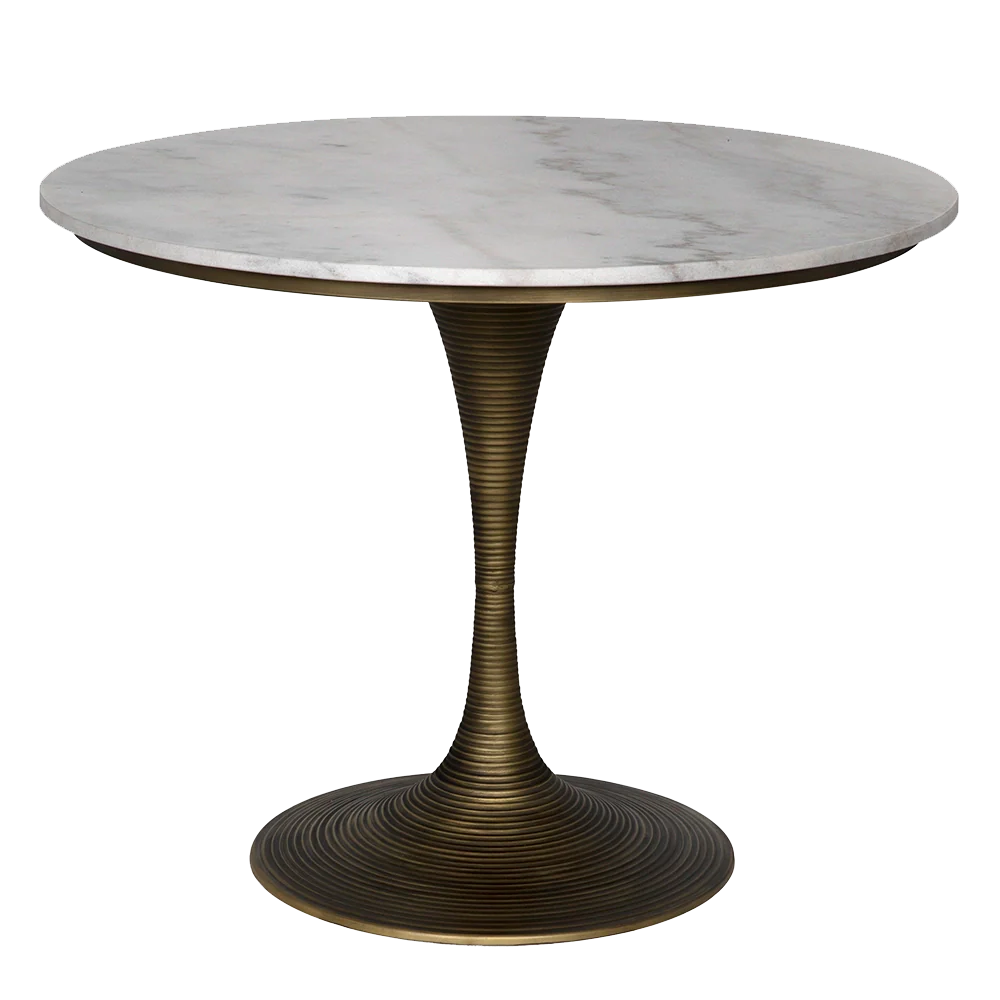 Joni Table 36″, Aged Brass