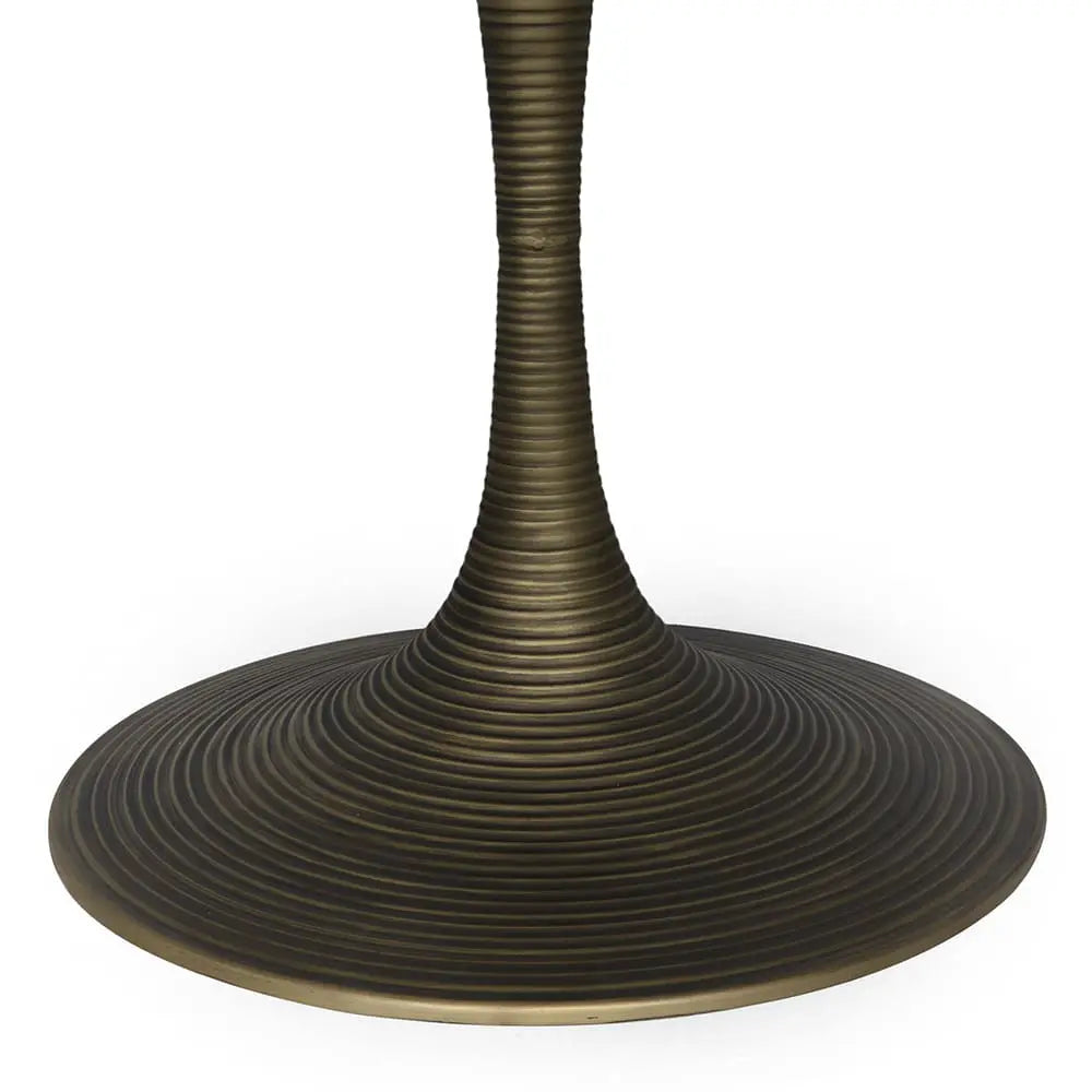 Joni Table 36″, Aged Brass