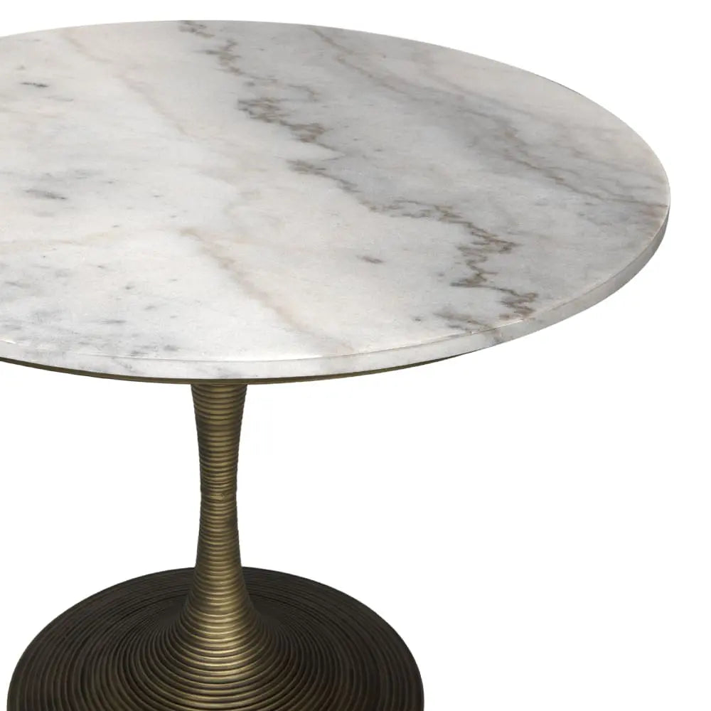 Joni Table 36″, Aged Brass
