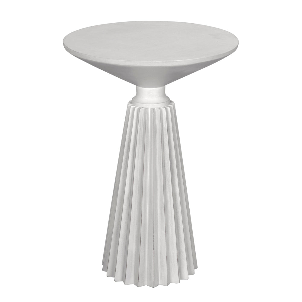 Orson Side Table, White Wash