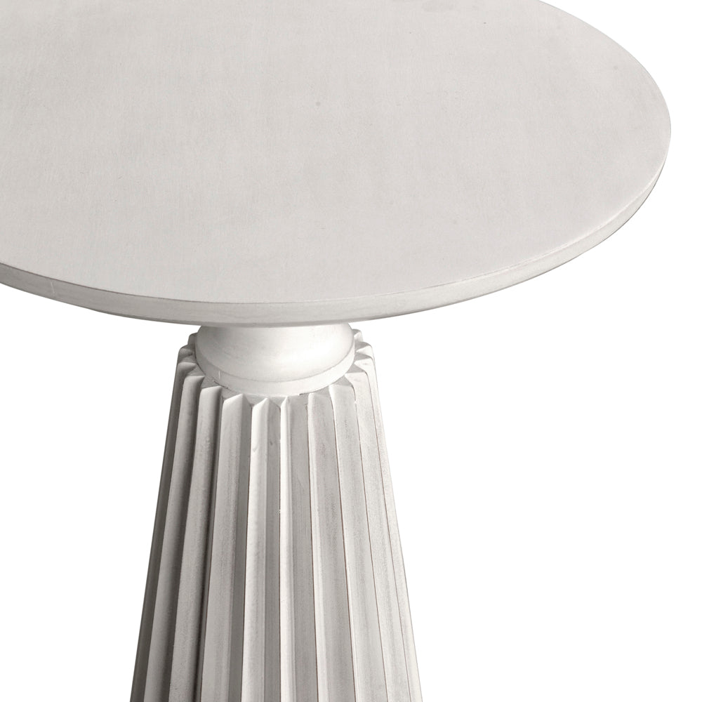 Orson Side Table, White Wash