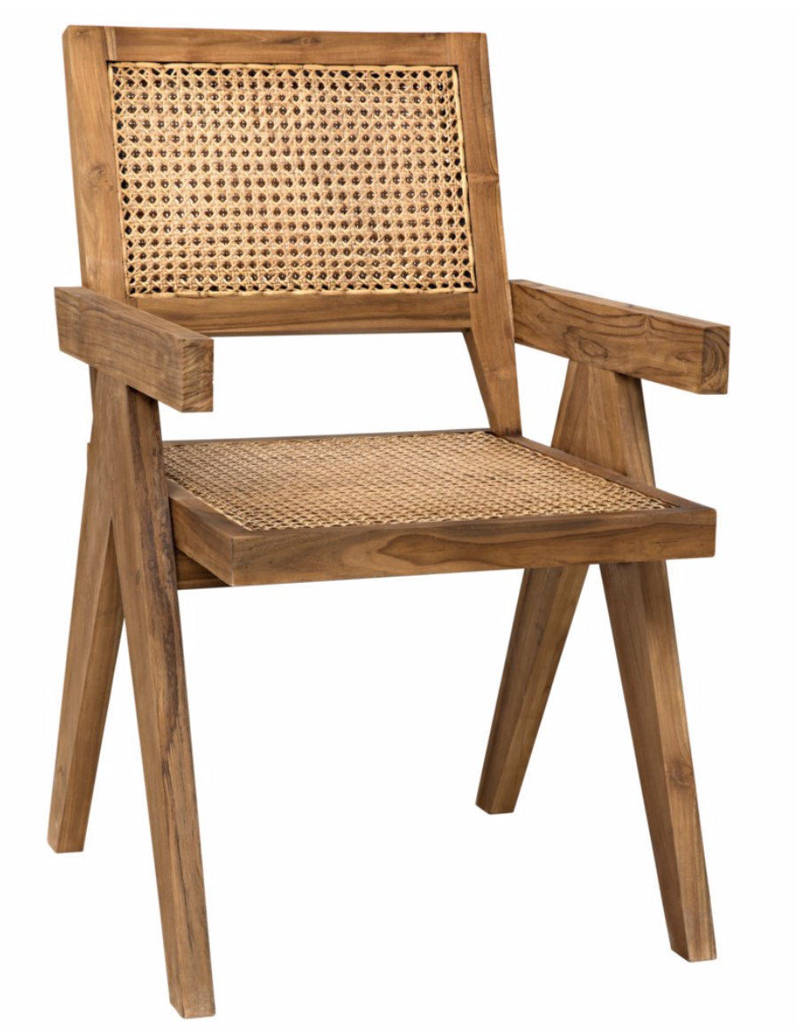 Jude Chair, Teak with Caning