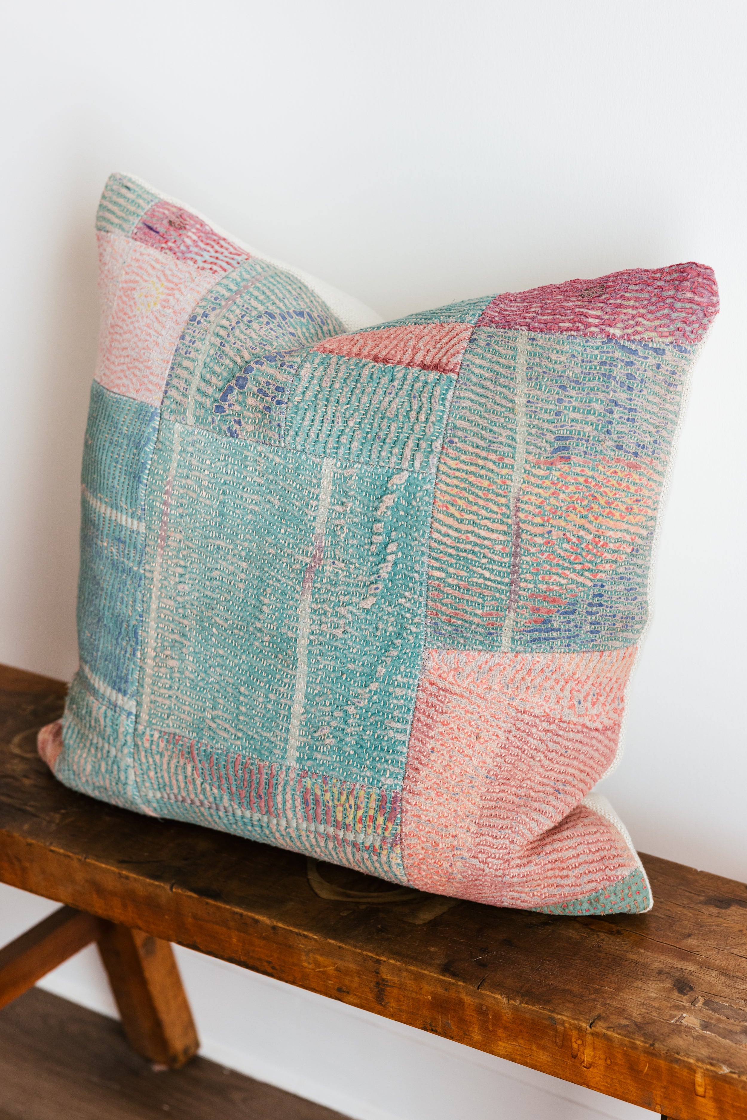Seaglass Mosaic 22x22 Pillow - 4