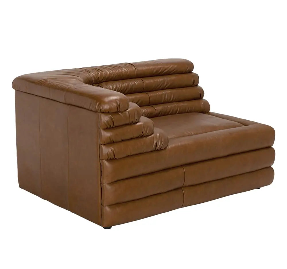 Bandera Sofa, L, Roche Tan Leather