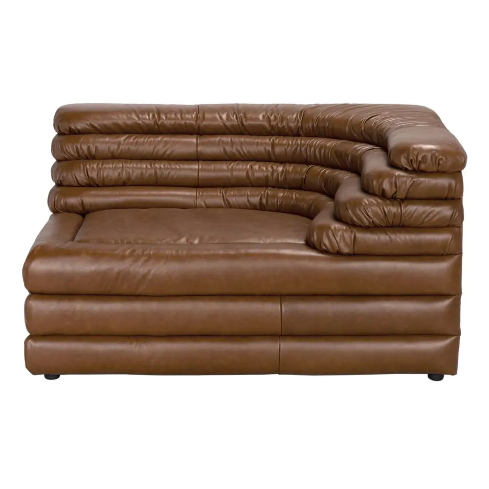 Bandera Sofa, R, Roche Tan Leather