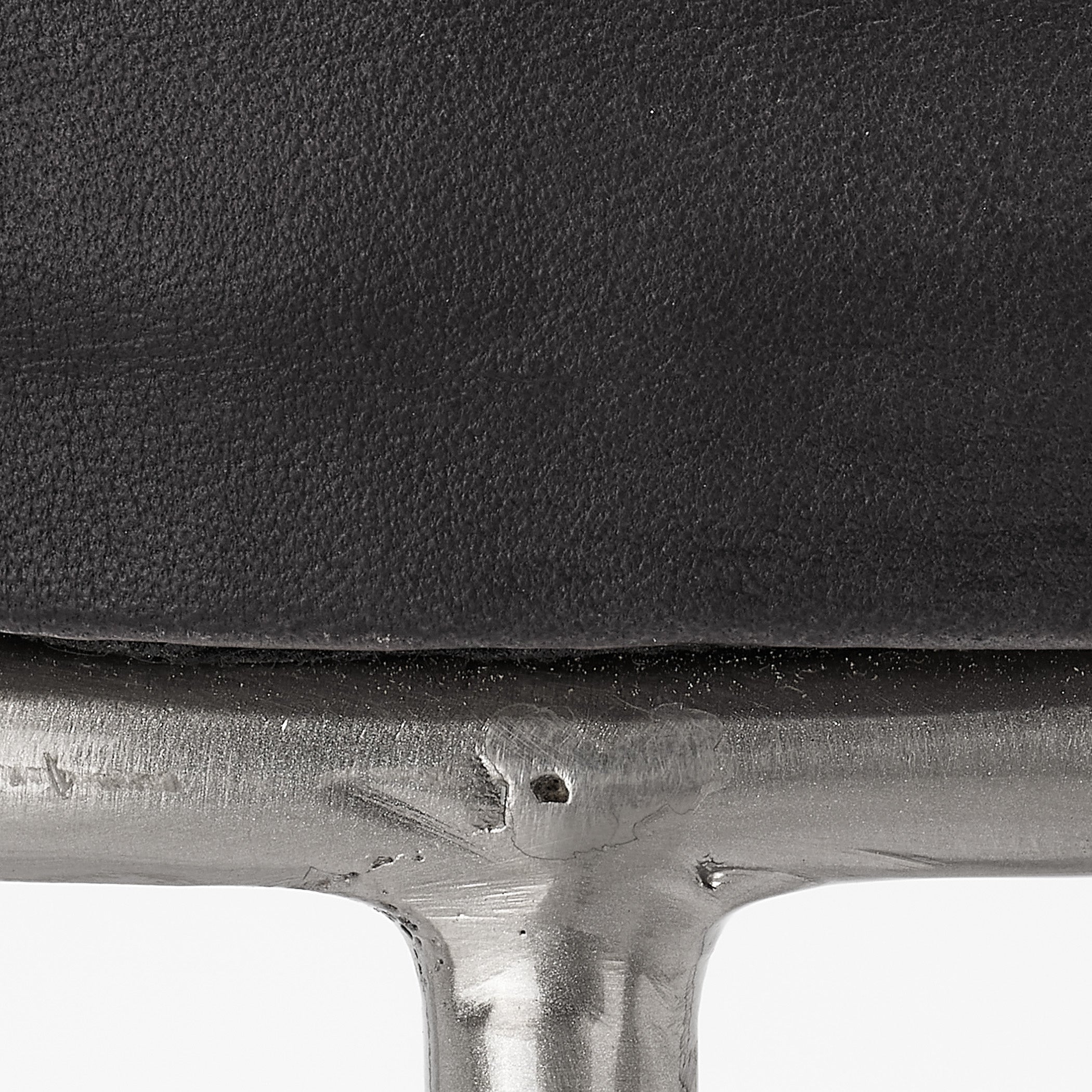 Henry Round Leather Counter Stool