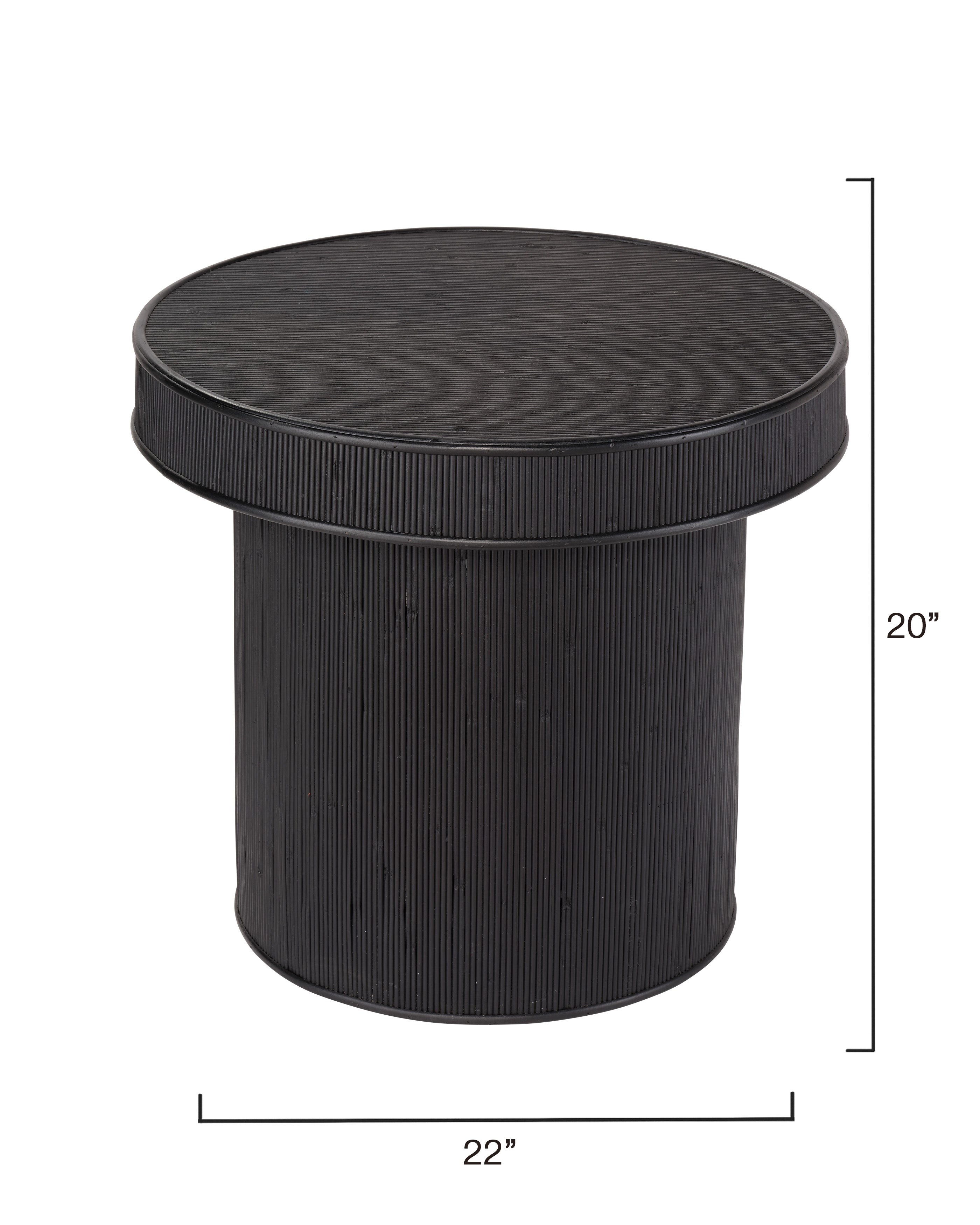 Taylor Bamboo Side Accent Table