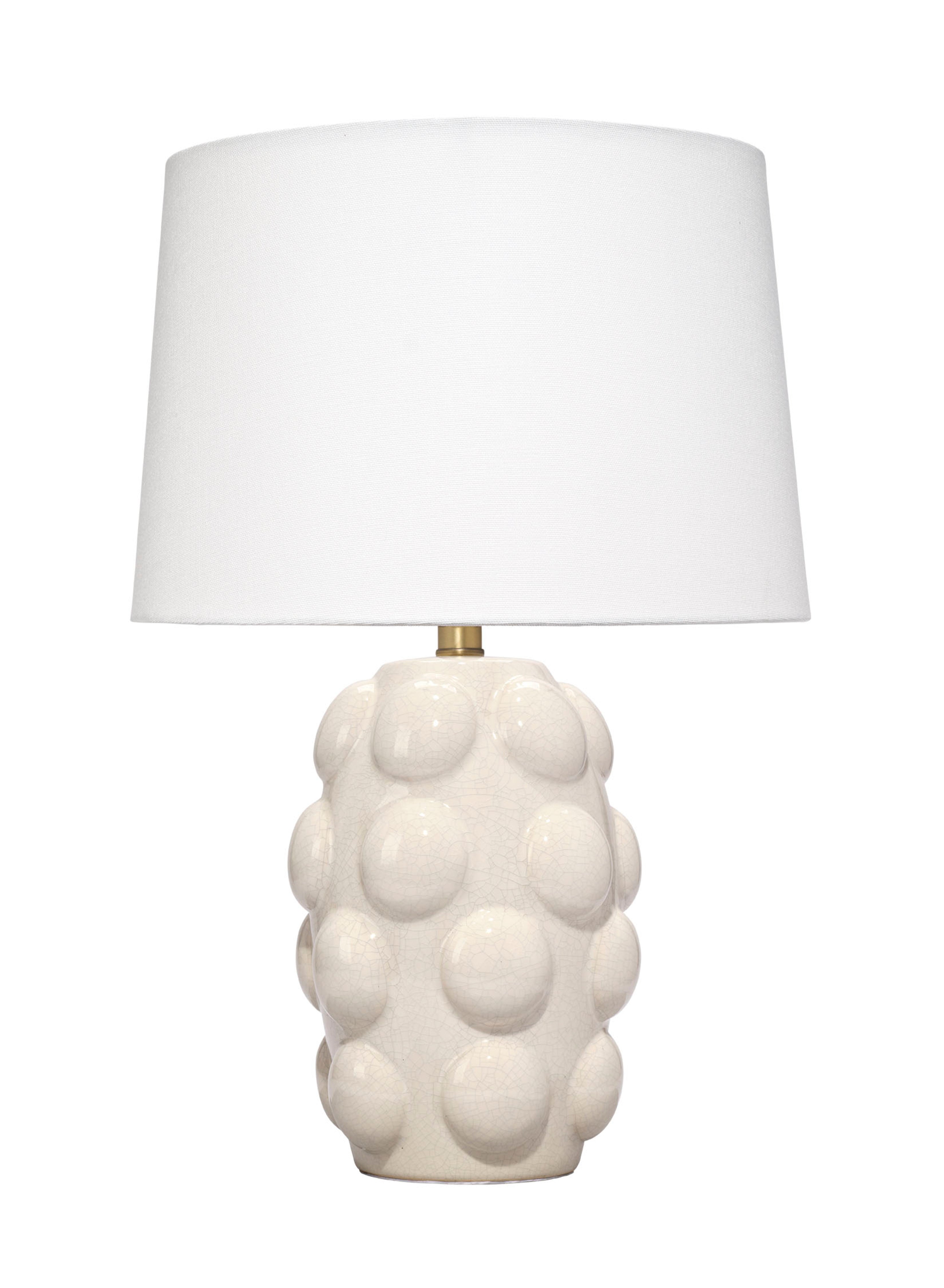 Silas Ceramic Table Lamp with Linen Shade
