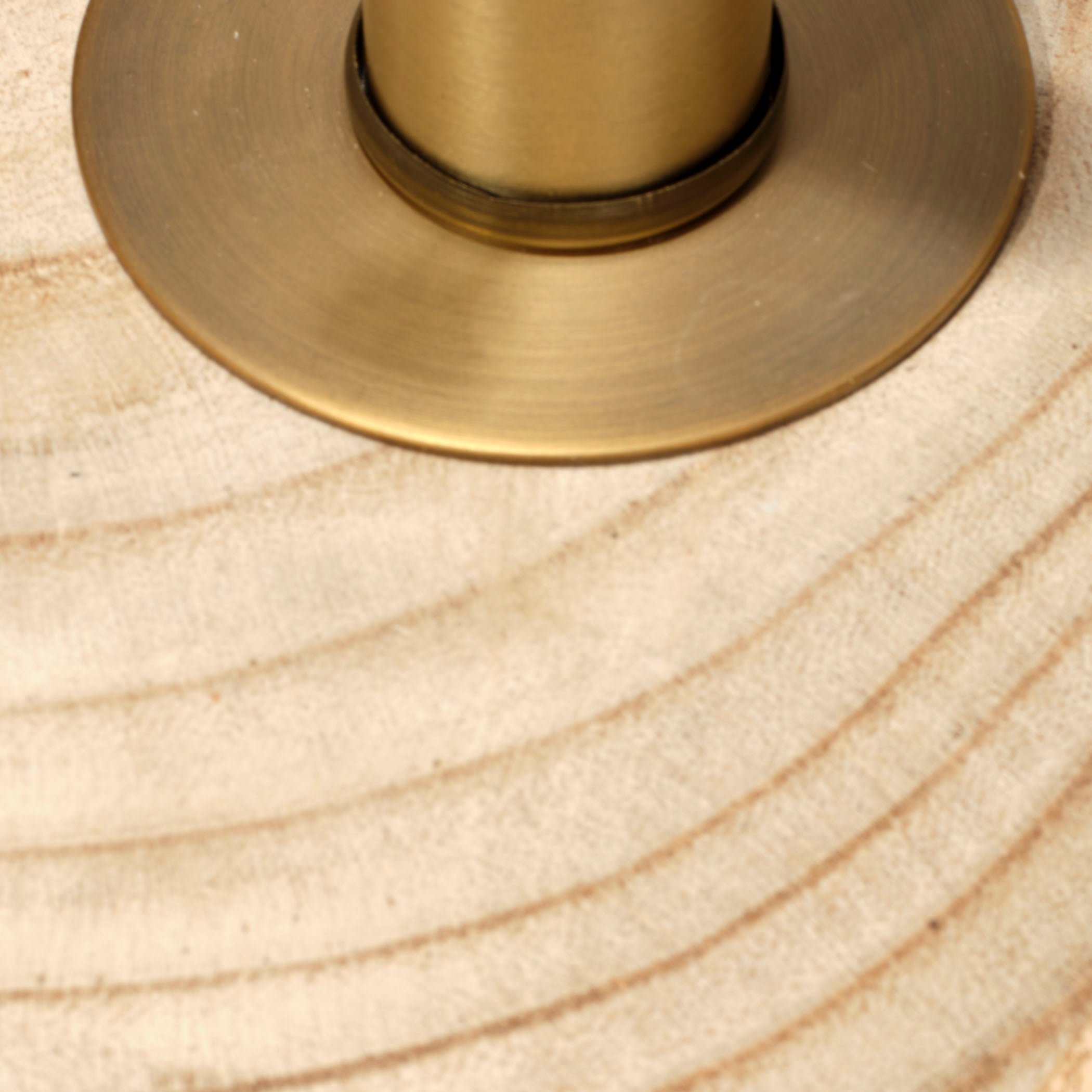 Timber Table Lamp with Linen Shade