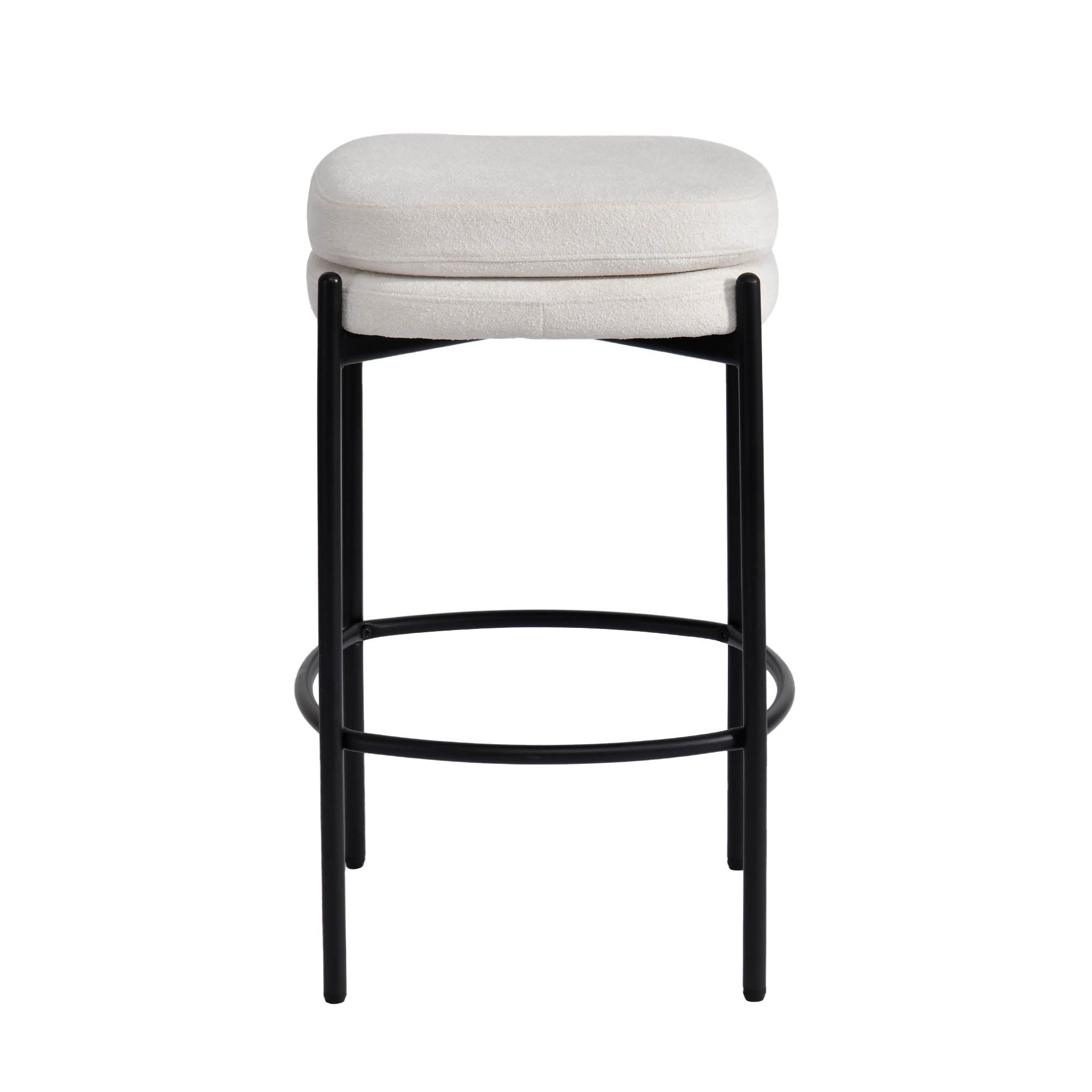Nina Counter Stool - Oatmeal Set of 2
