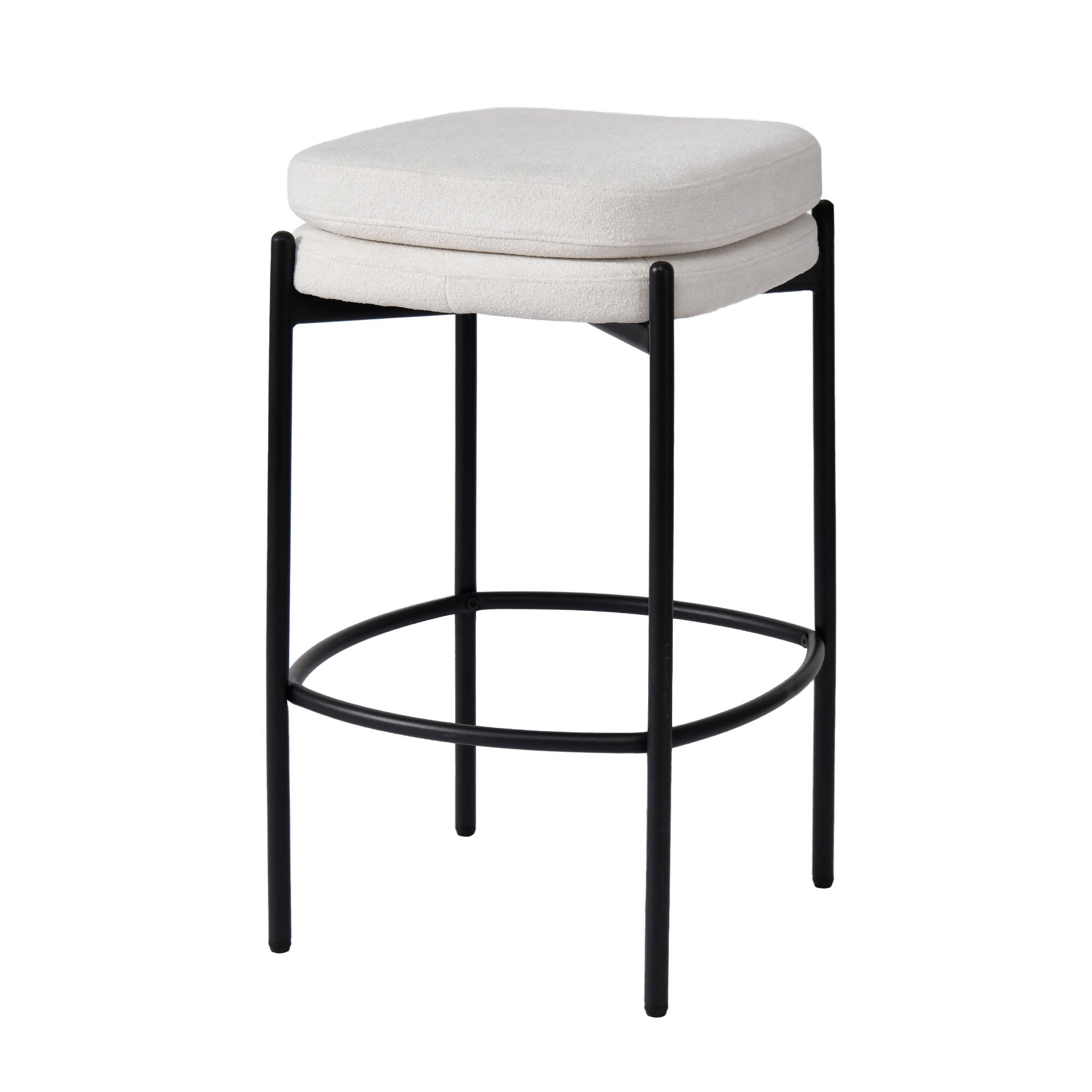 Nina Counter Stool - Oatmeal Set of 2