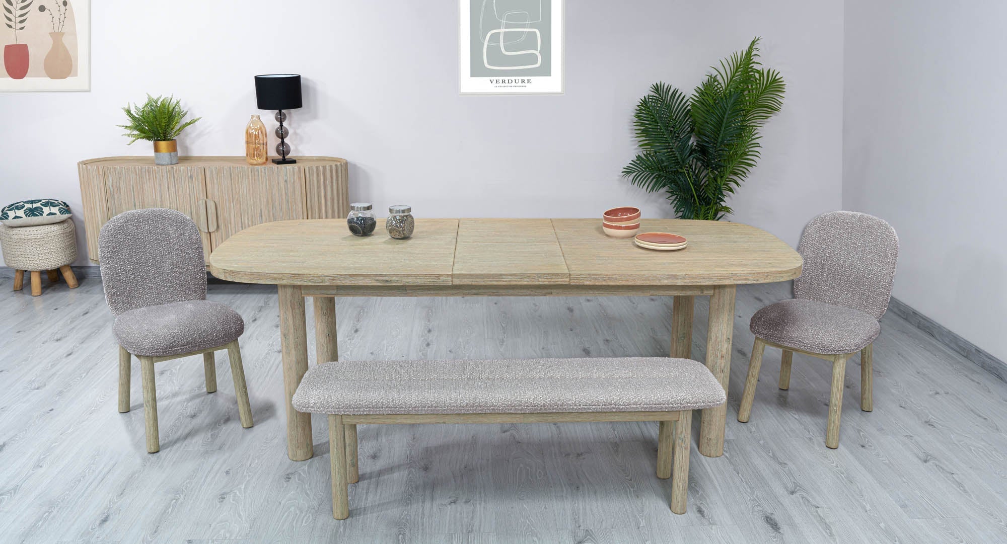 Oasis Dining Chair - Oatmeal Set of 2