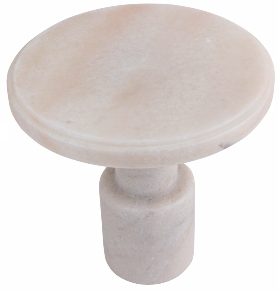 Plato Cake Tray, White Stone