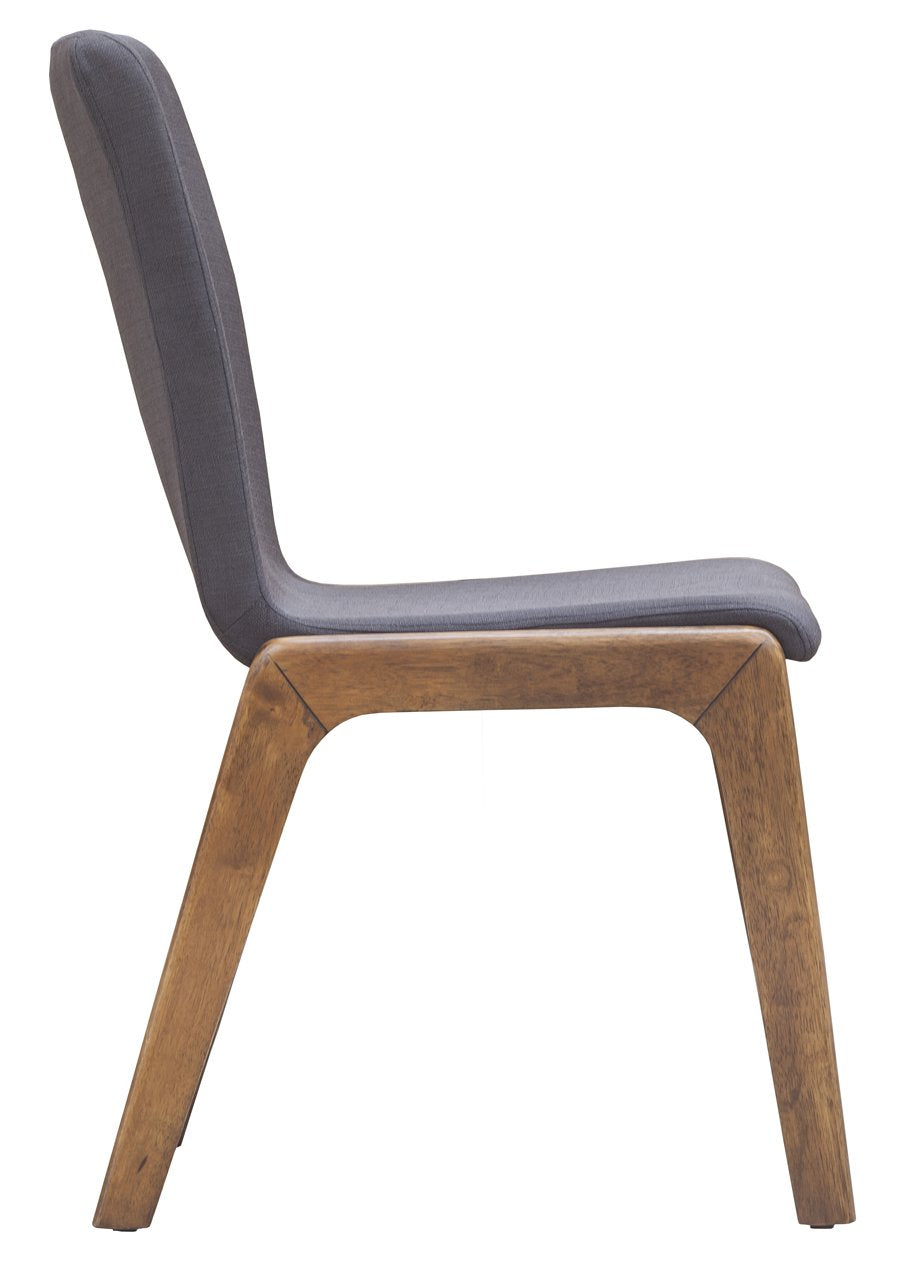 Remix Dining Chair - Grey fabric - Set of 2