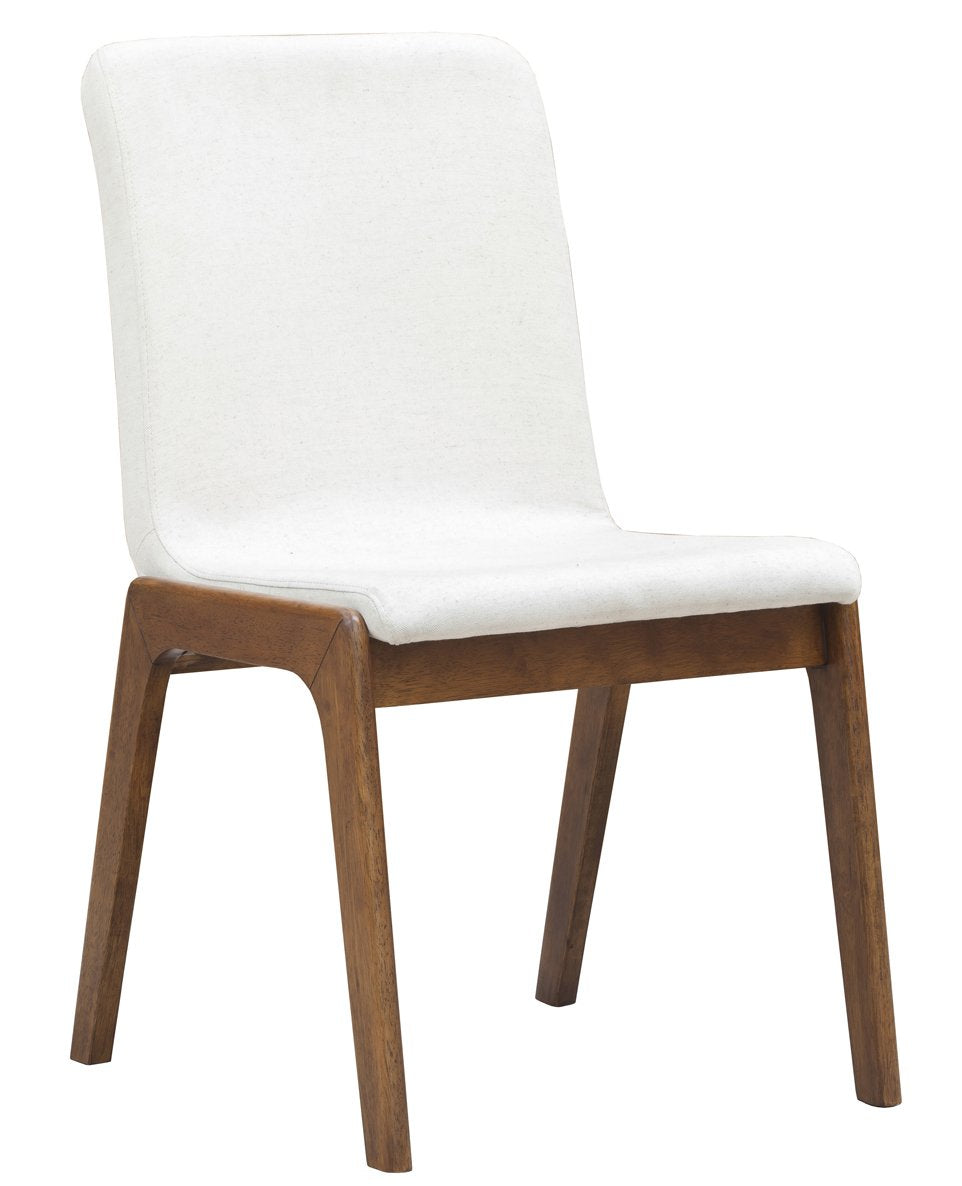 Remix Dining Chair - Cream fabric - Set of 2