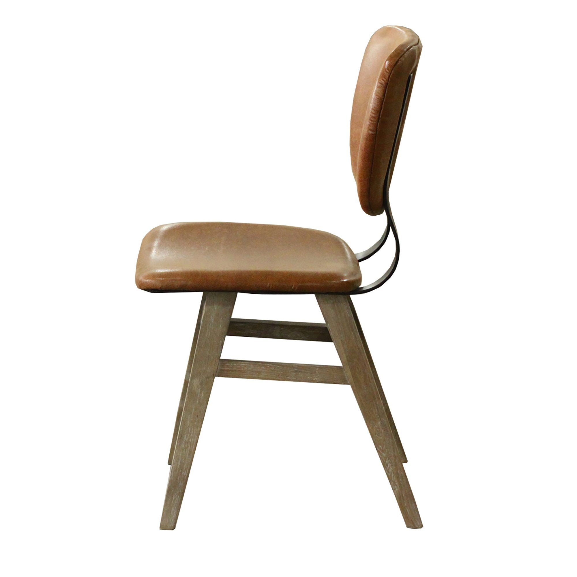 Fraser Dining Chair - Tan Brown - Set of 2