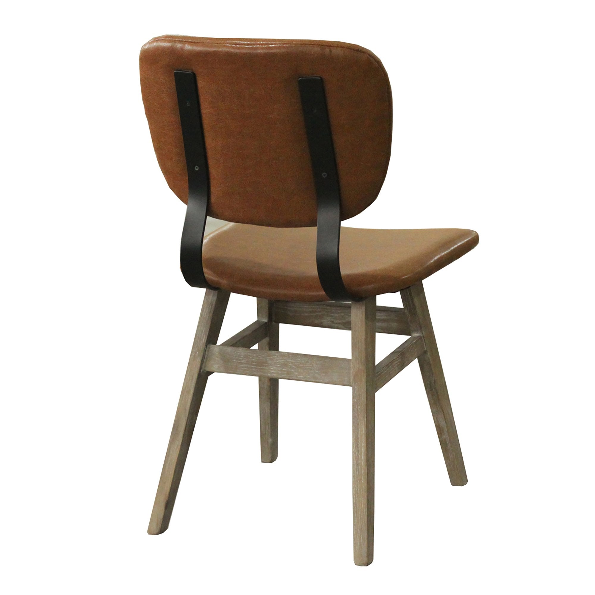 Fraser Dining Chair - Tan Brown - Set of 2