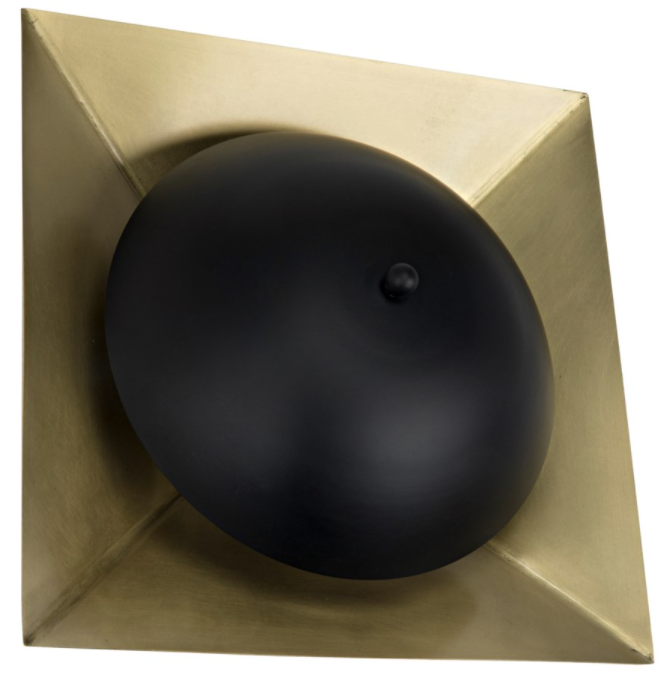 Agila Sconce, Metal w/Brass Finish