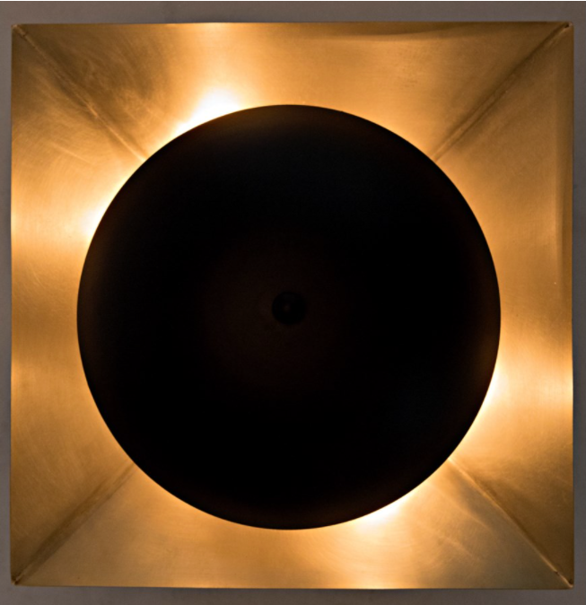 Agila Sconce, Metal w/Brass Finish
