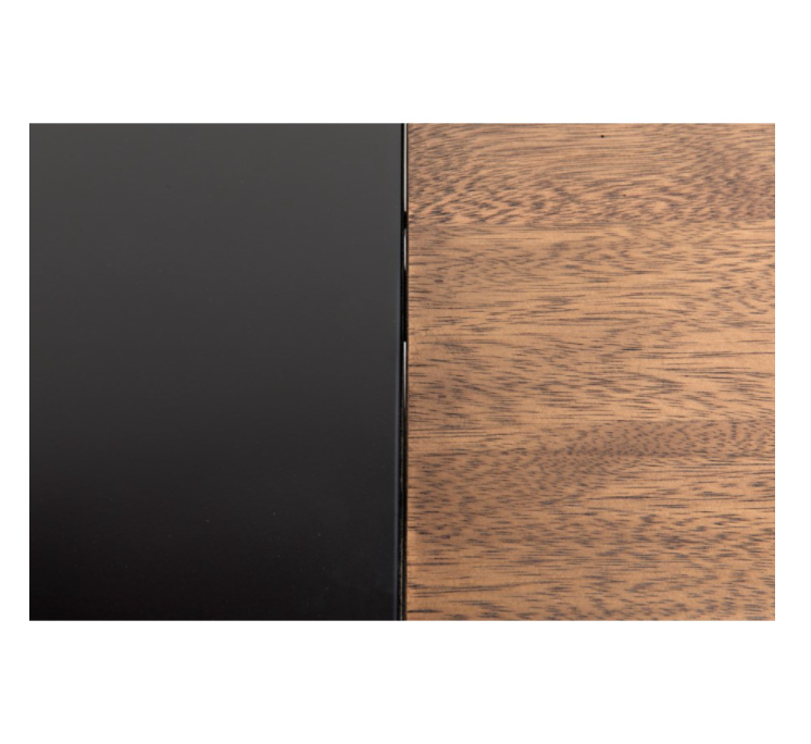 Algeron Desk with Black Metal