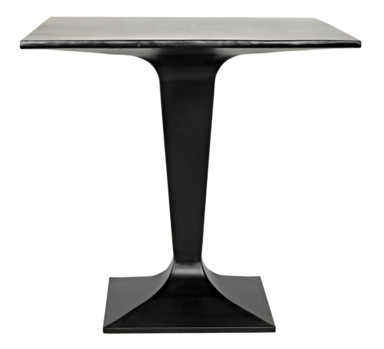 Anoil Bistro Table, Black Metal