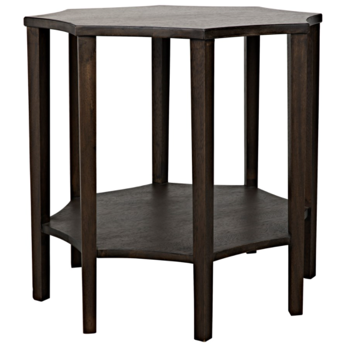 Ariana Side Table, Ebony Walnut
