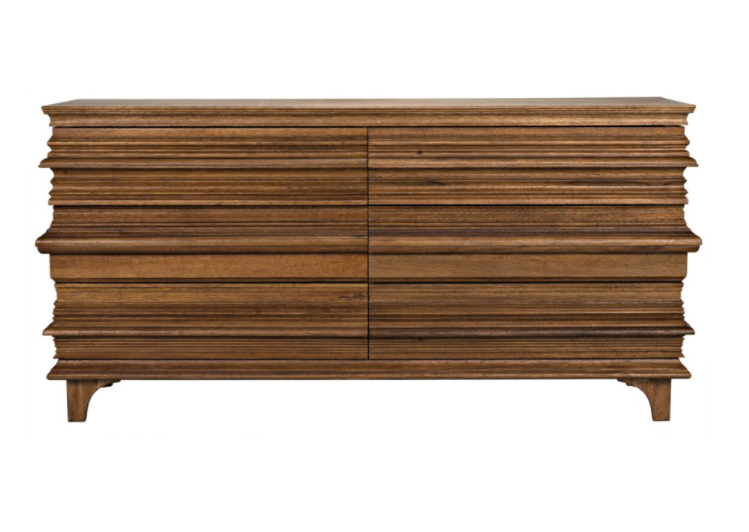 Bernard 6 Drawer, Dark Walnut