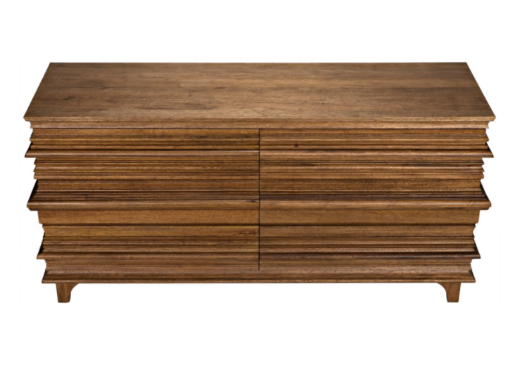 Bernard 6 Drawer, Dark Walnut