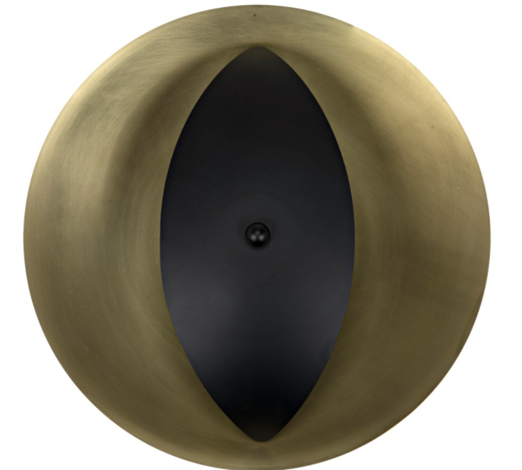 Bengal Sconce, Metal w/Brass Finish