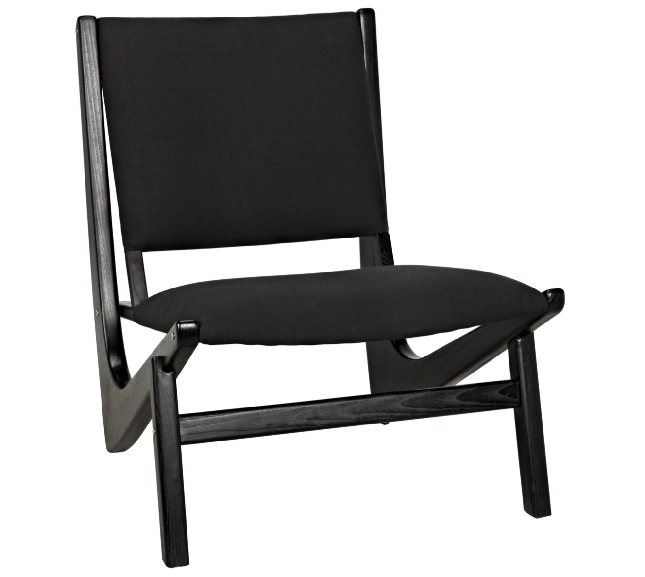Boomerang Chair, Charcoal Black