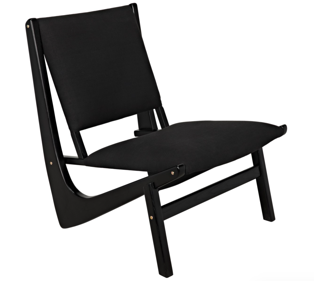 Boomerang Chair, Charcoal Black