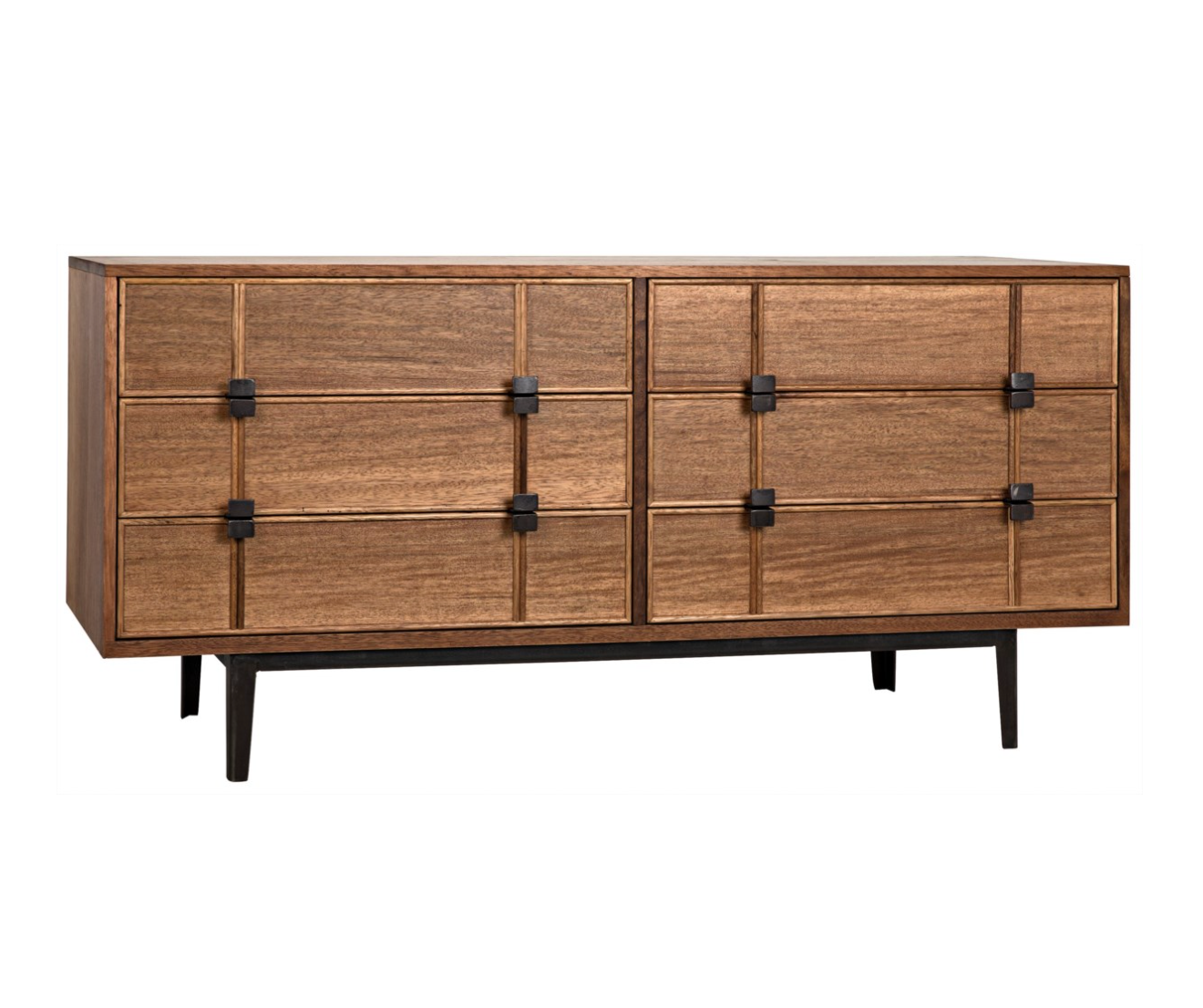 Bourgeois Sideboard, Walnut and Metal