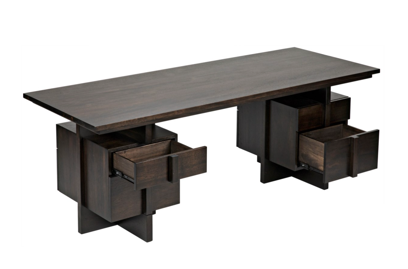 Bridge Desk, Ebony Walnut