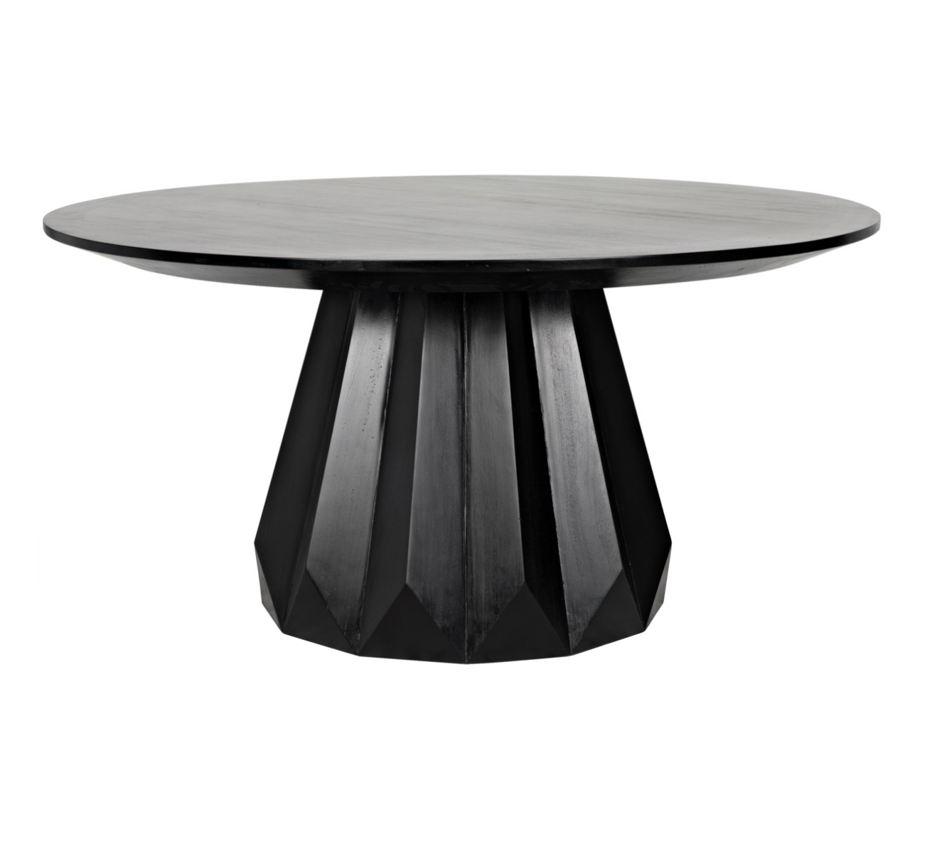 Brosche Dining Table, Hand Rubbed Black