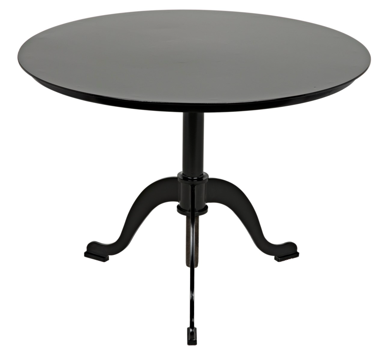 Calder Side Table, Black Metal