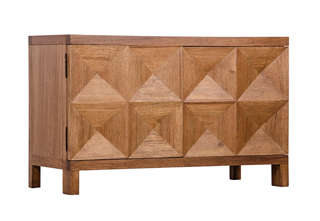 Quadrant 2 Door Sideboard, Dark Walnut