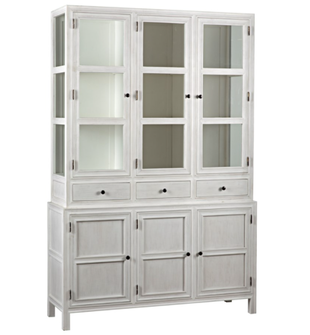 Colonial Hutch, White Wash