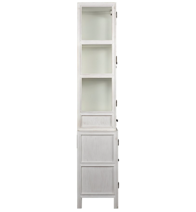 Colonial Hutch, White Wash