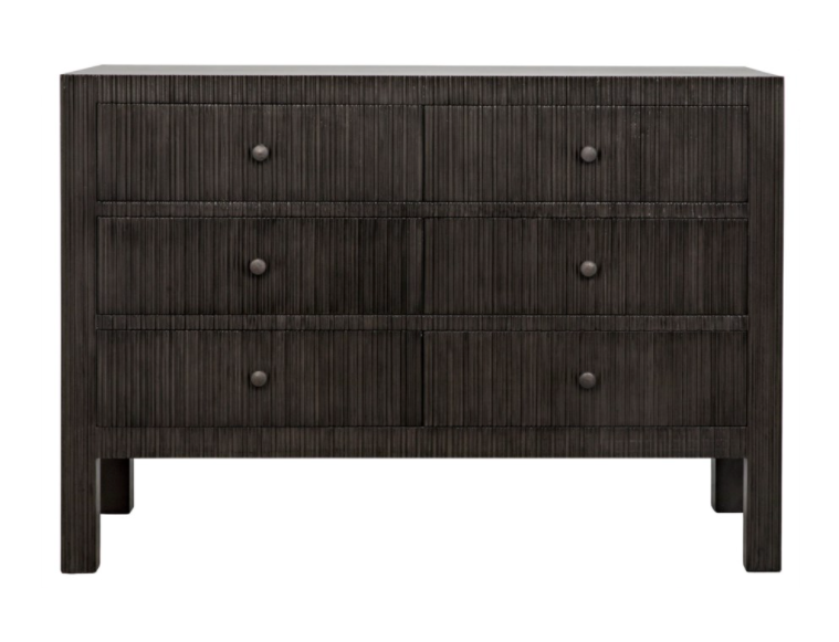 Conrad 6 Drawer Dresser, Pale