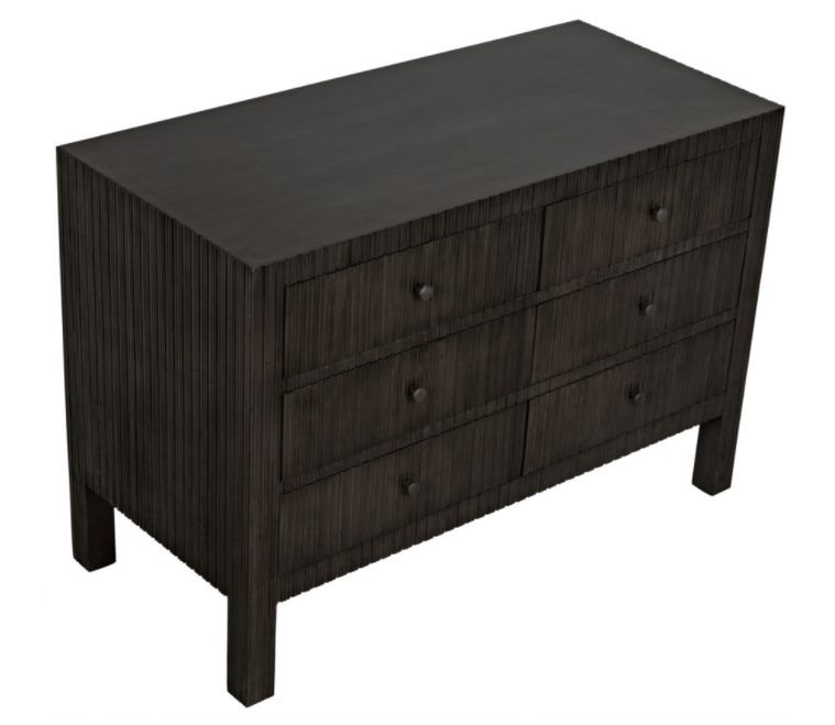 Conrad 6 Drawer Dresser, Pale