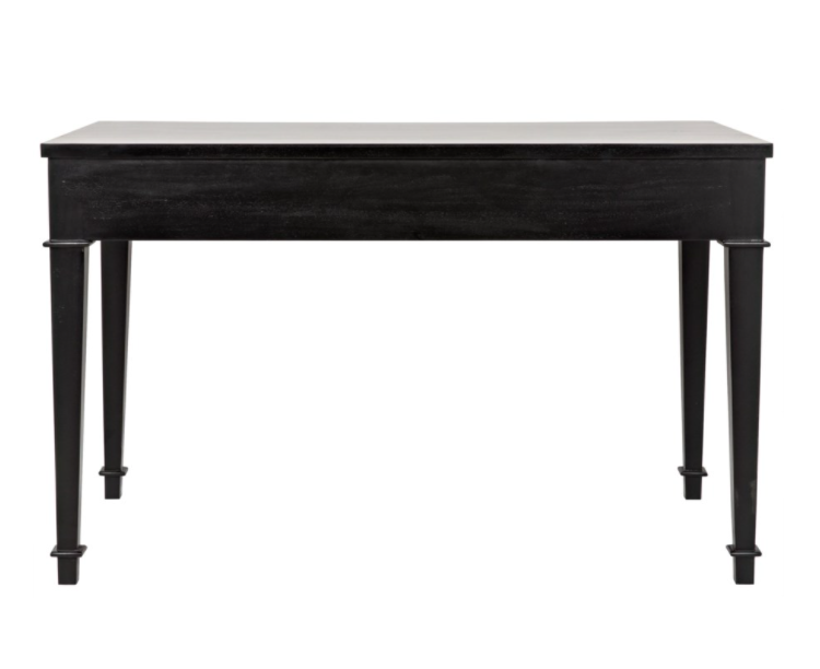 Curba Desk, Hand Rubbed Black