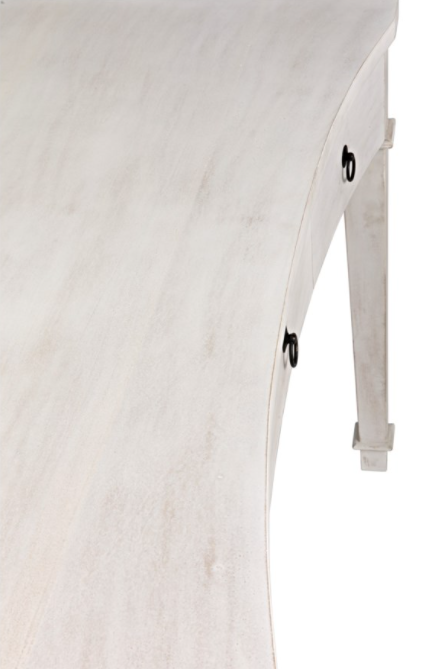 Curba Desk, White Wash