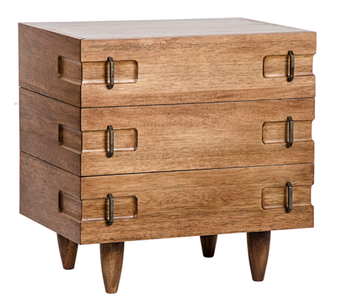 David Side Table, Dark Walnut
