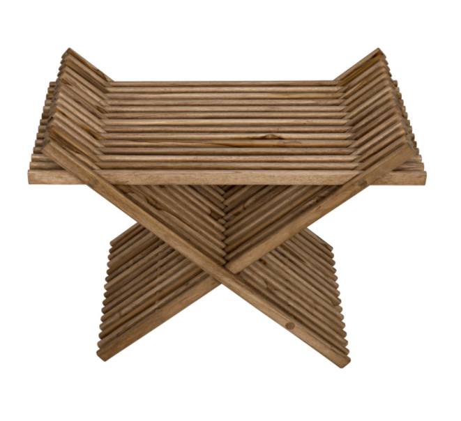 Dede Folding Stool, Teak