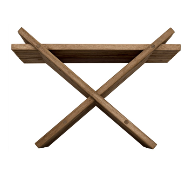 Dede Folding Stool, Teak